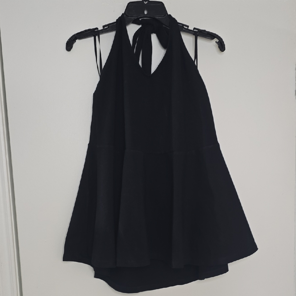 Torrid Black Halter Tunic